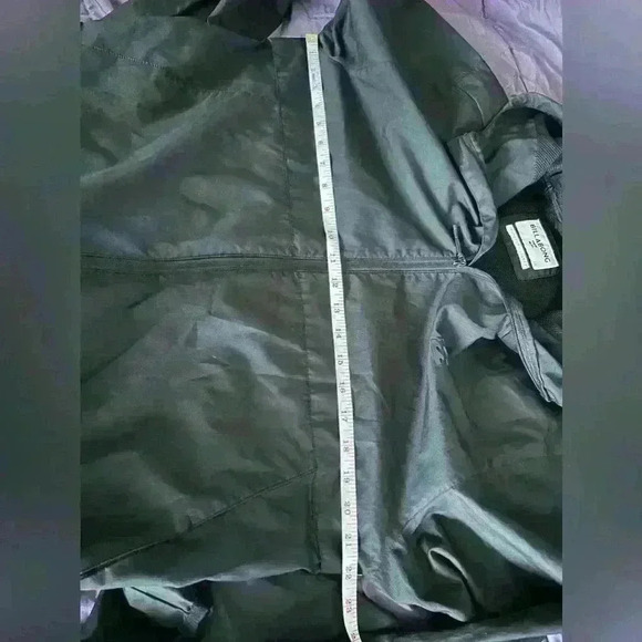 Billabong men’s  black zip up wind breaker size large - Picture 5 of 7